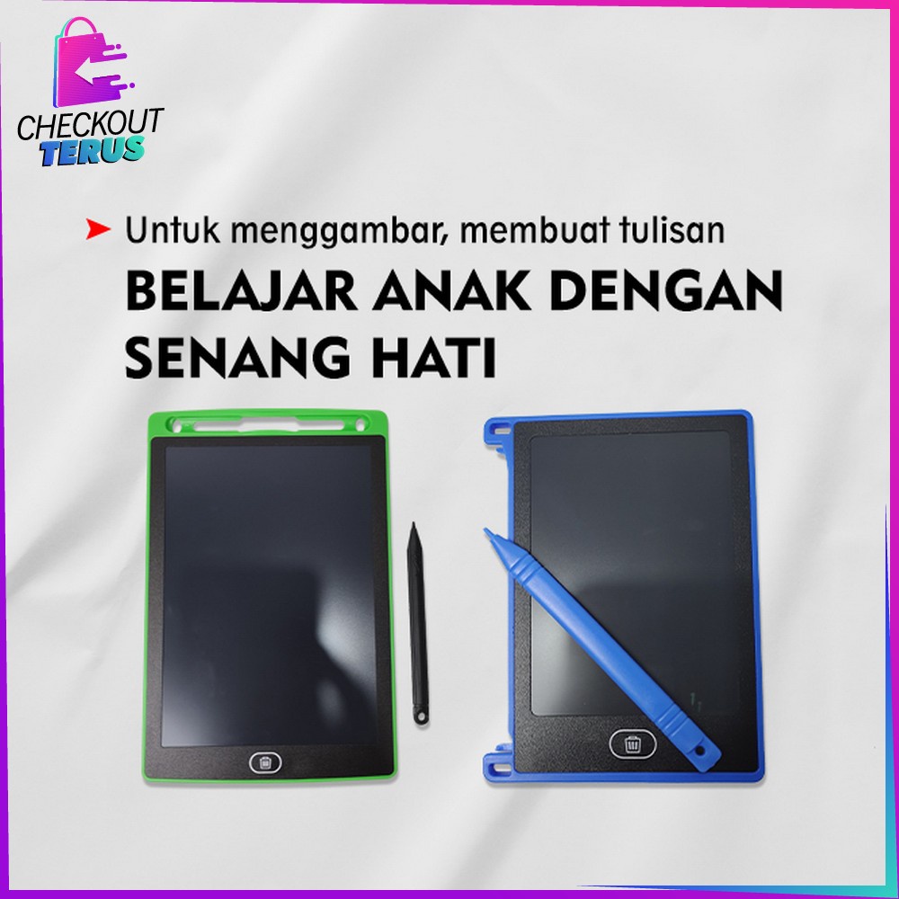 CT M298 LCD Writing Tablet 8.5inch Mainan Papan Tulis Hapus Board Tab Mainan Edukasi Anak Alat tulis Papan Pen Gambar Lukisan