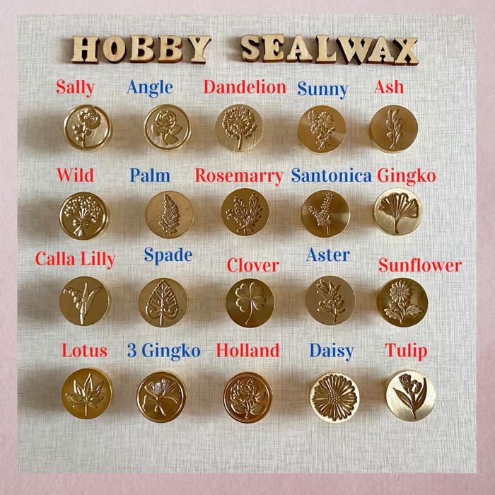 

Seal Wax Kepala Kuningan - Flower Sealwax Stamp Berbagai Macam Motif