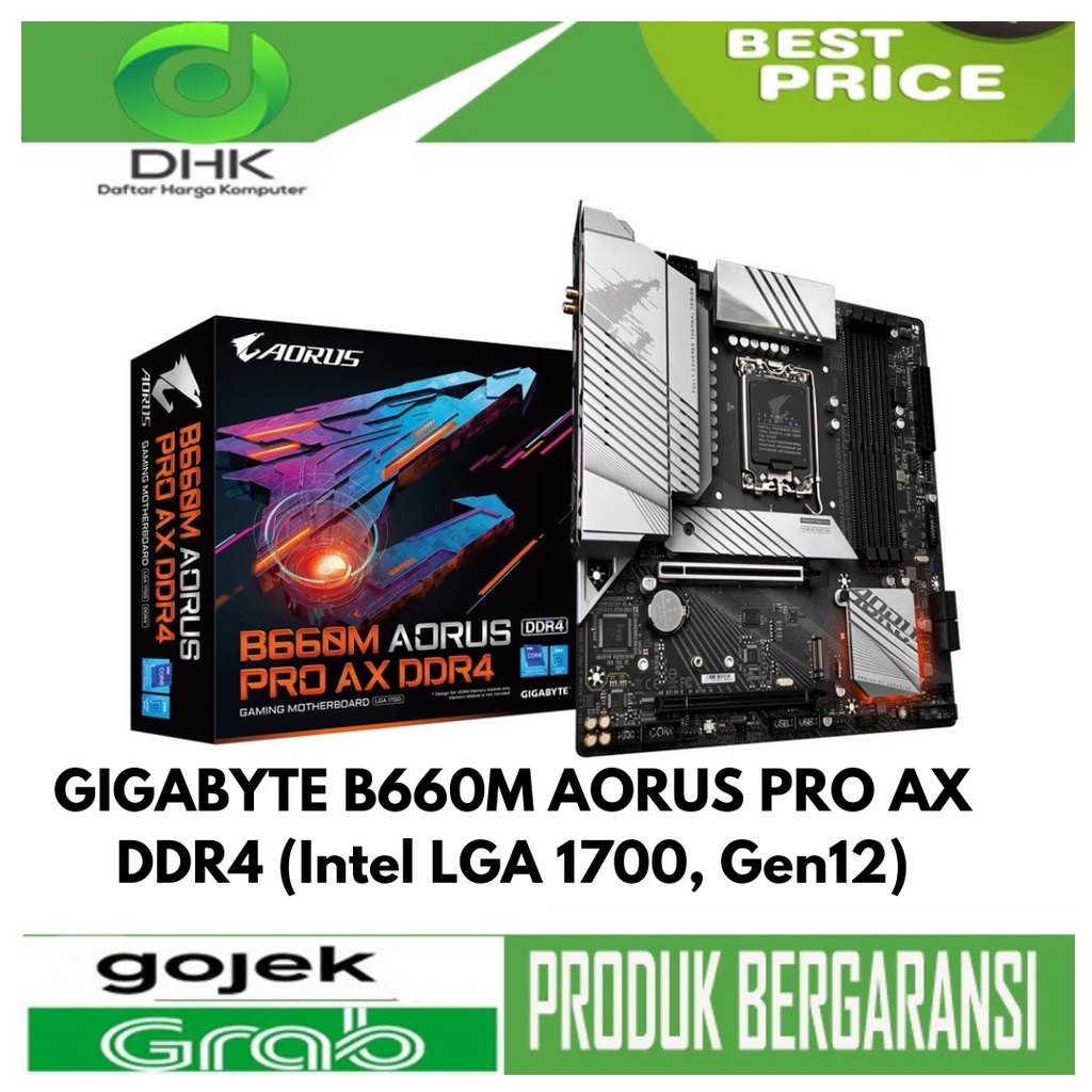 Mainboard GIGABYTE B660M AORUS PRO AX DDR4 Intel LGA 1700, Gen12