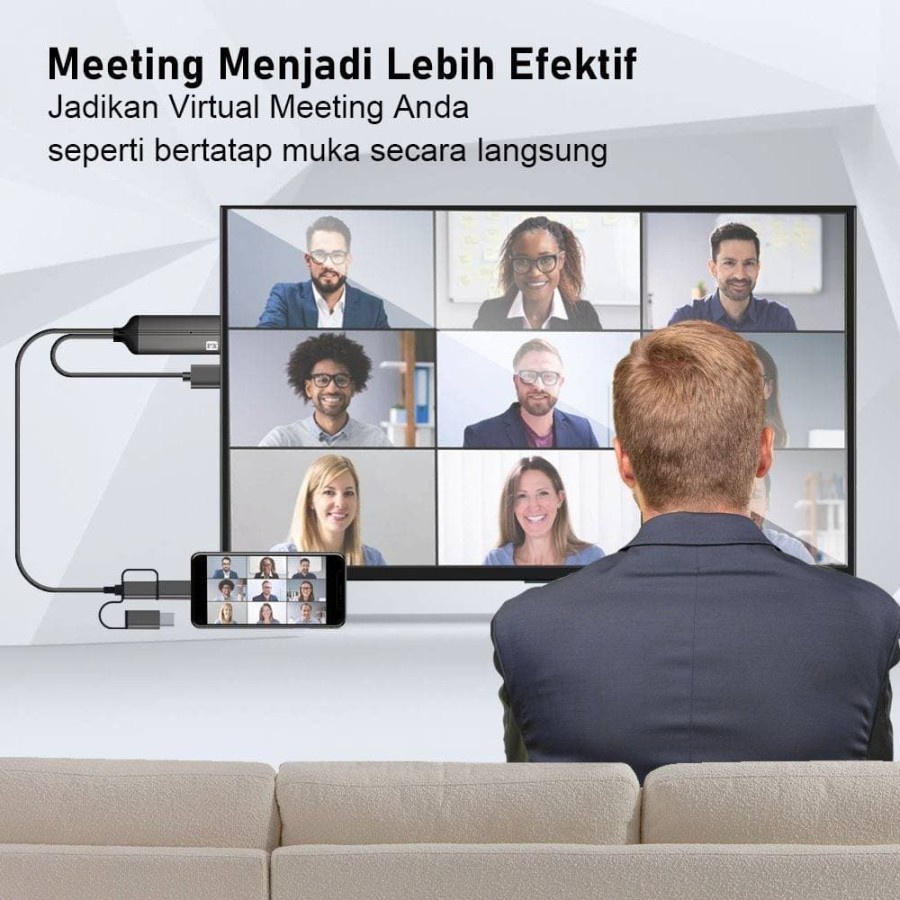 PX MHA-130 Kabel ke Type C USB/Micro/Lightning Converter 3in1 2M