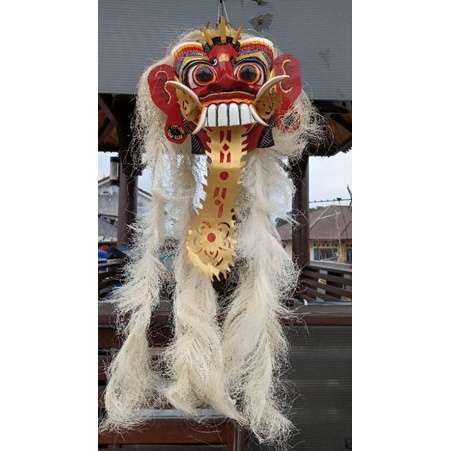 Topeng Leak Bali Bahan Kayu