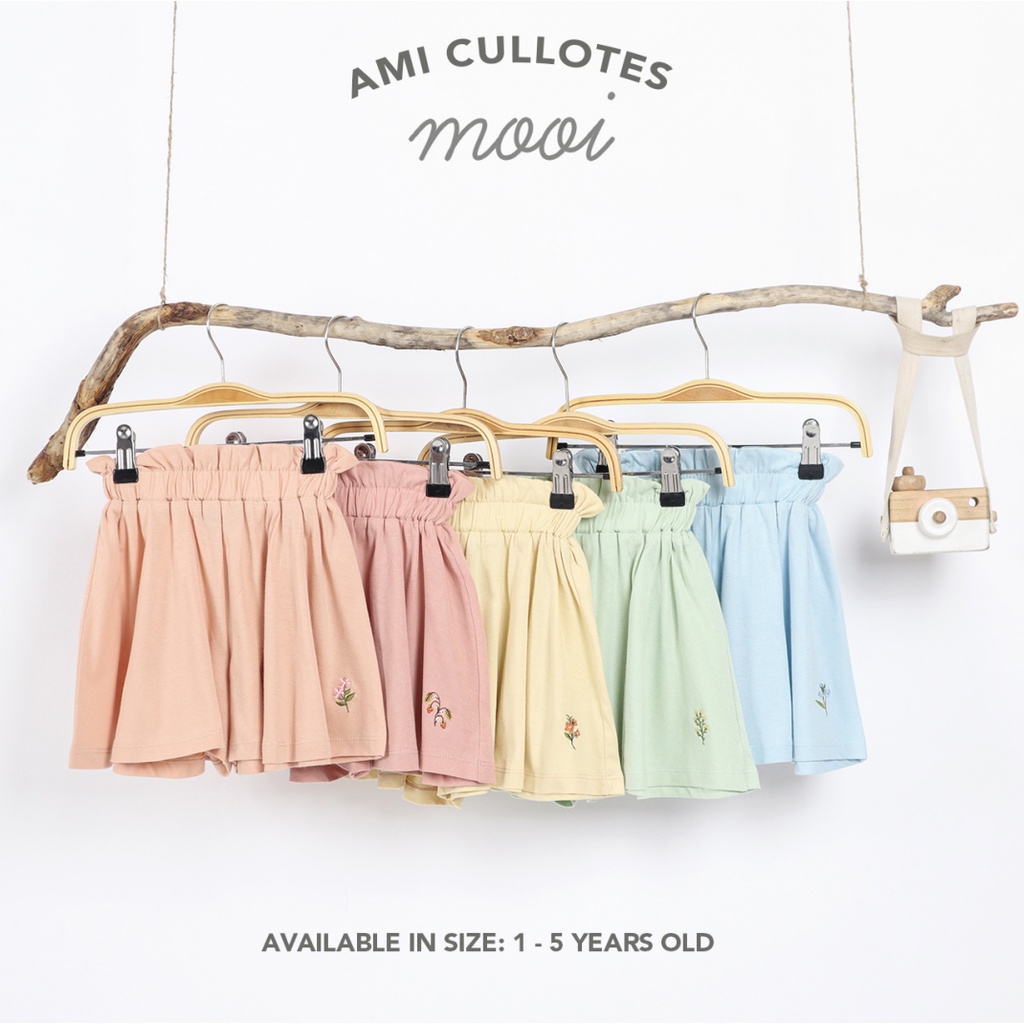 Mooi Ami Cullote 1-5 Tahun Celana Pendek Rumbai Fashion Anak Perempuan CBKS S23