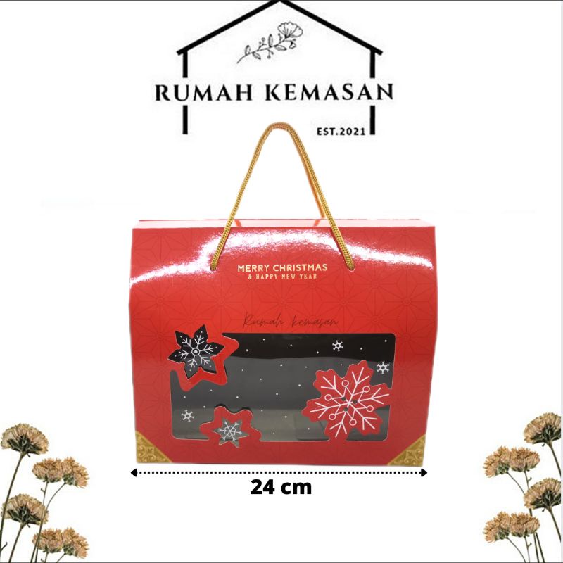 

Box Tali Christmas ukuran 24x12x14