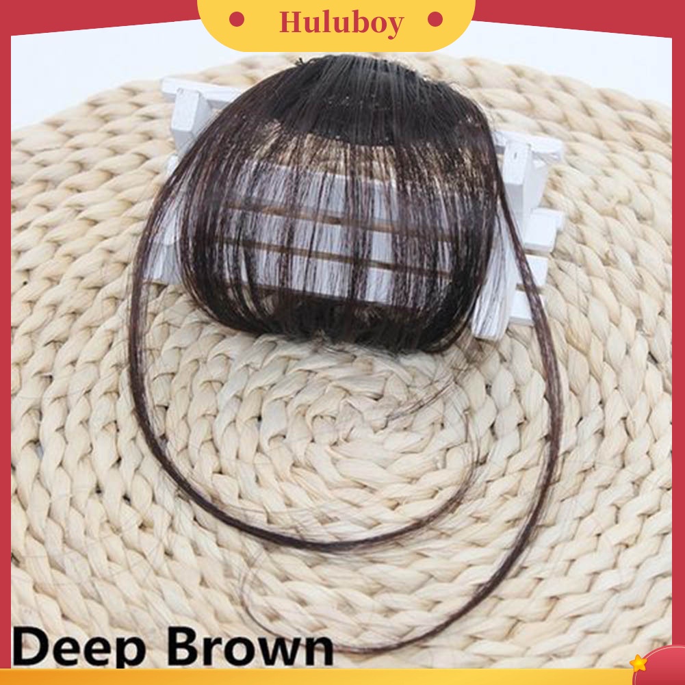 Wig Poni Depan Model Klip On Tipis Untuk Wanita