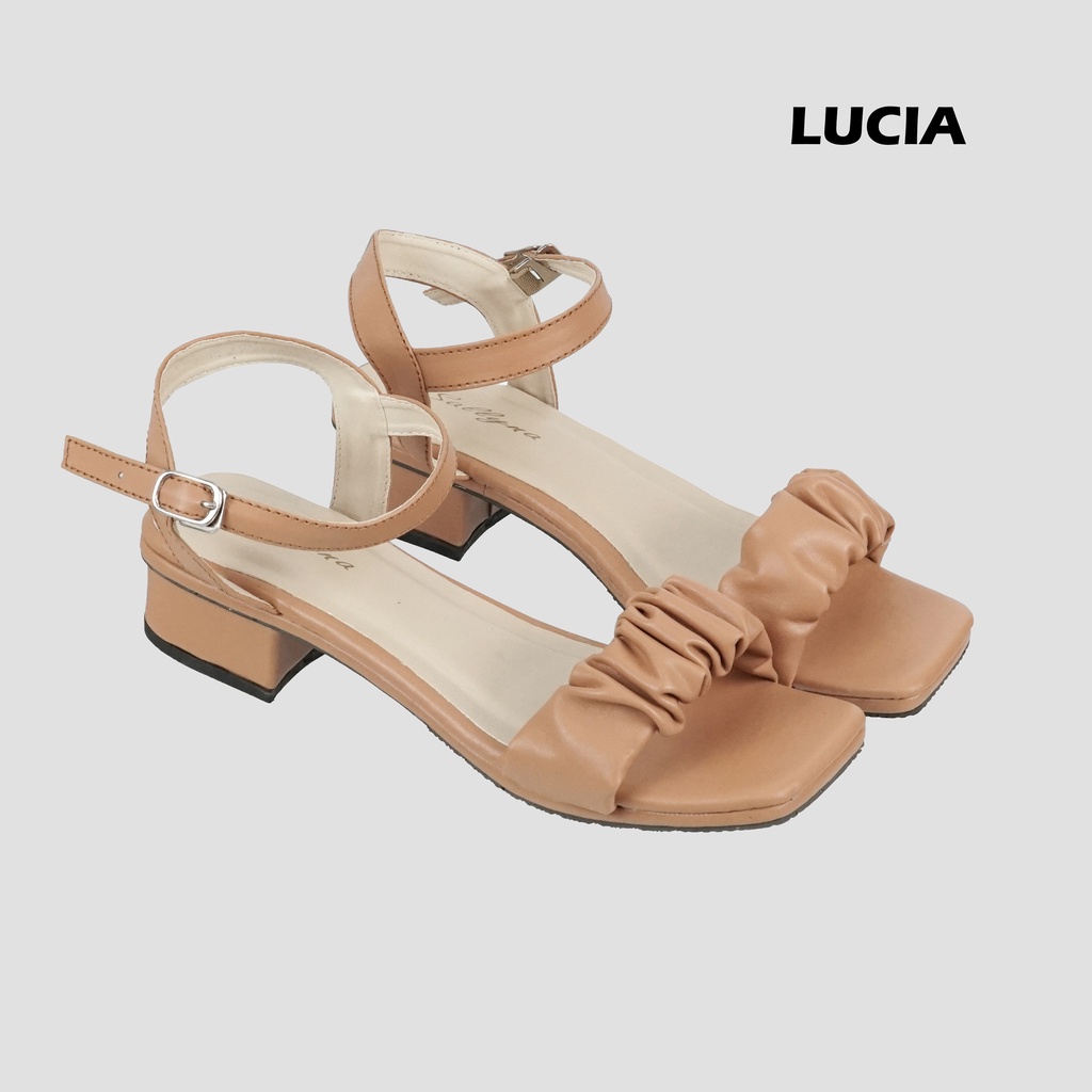 Sandal Heels Tali Wanita 3 cm - Lucia