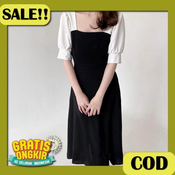 Dress Casual Cantik Import Premium Quality 101163 Dress Kondangan Remaja Dres Natal Terbaru Dress Me