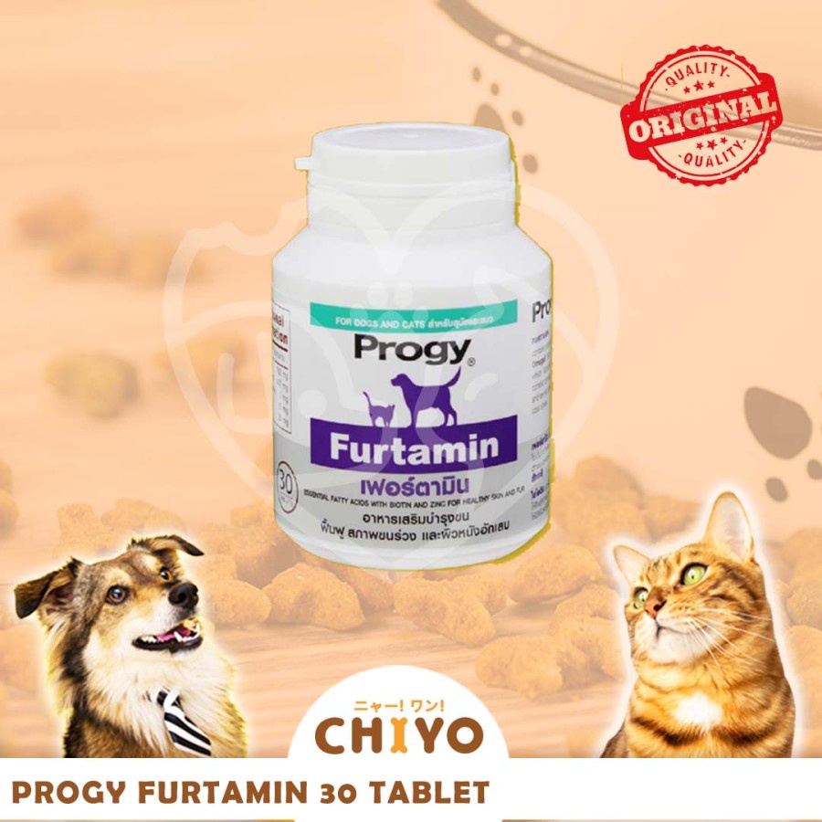 PROGY LACTOCAL D / FURTAMIN 30 tablets - Vitamin Anjing Kucing