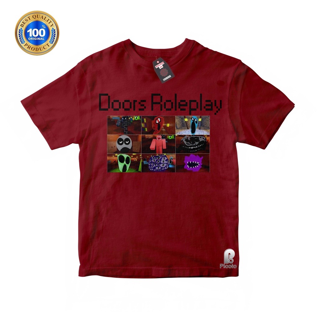 BAJU ANAK KAOS ATASAN ANAK ALL MONSTER + MORPHS IN DOORS ROLEPLAY [ROBLOX] Bahan COTTUN
