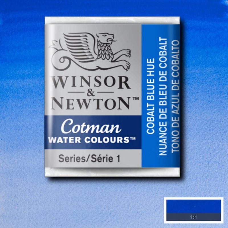 

COTMAN WATERCOLOUR HALF PAN COBALT BLUE HUE WINSOR & NEWTON