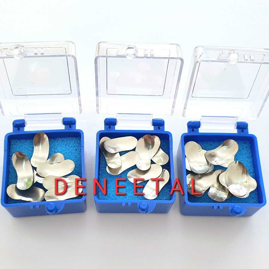 1 box = 10 pcs MATRIX DENTAL Kepingan Bentuk Ginjal / Kidney Shape / MATRIX PENAMBALAN SISI SAMPING