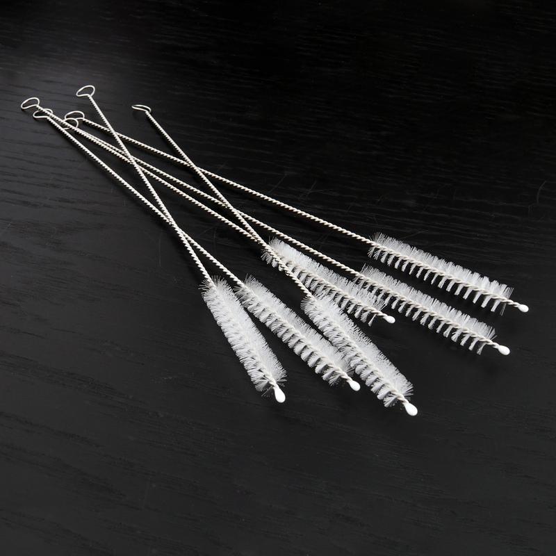 [Z217] Sikat Pembersih Dot Bayi Brush Sedotan Stainless Steel Straw Panjang Anti Karet Food Grade