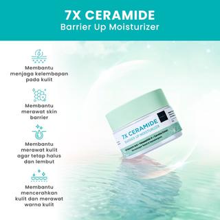 Scarlett 7x Ceramide Barrier Up Moisturizer 20gr | Pelembab Wajah