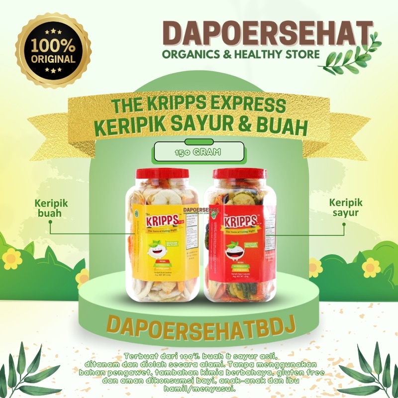 

THE KRIPPS EXPRESS - Keripik Sayur / Buah 150gr