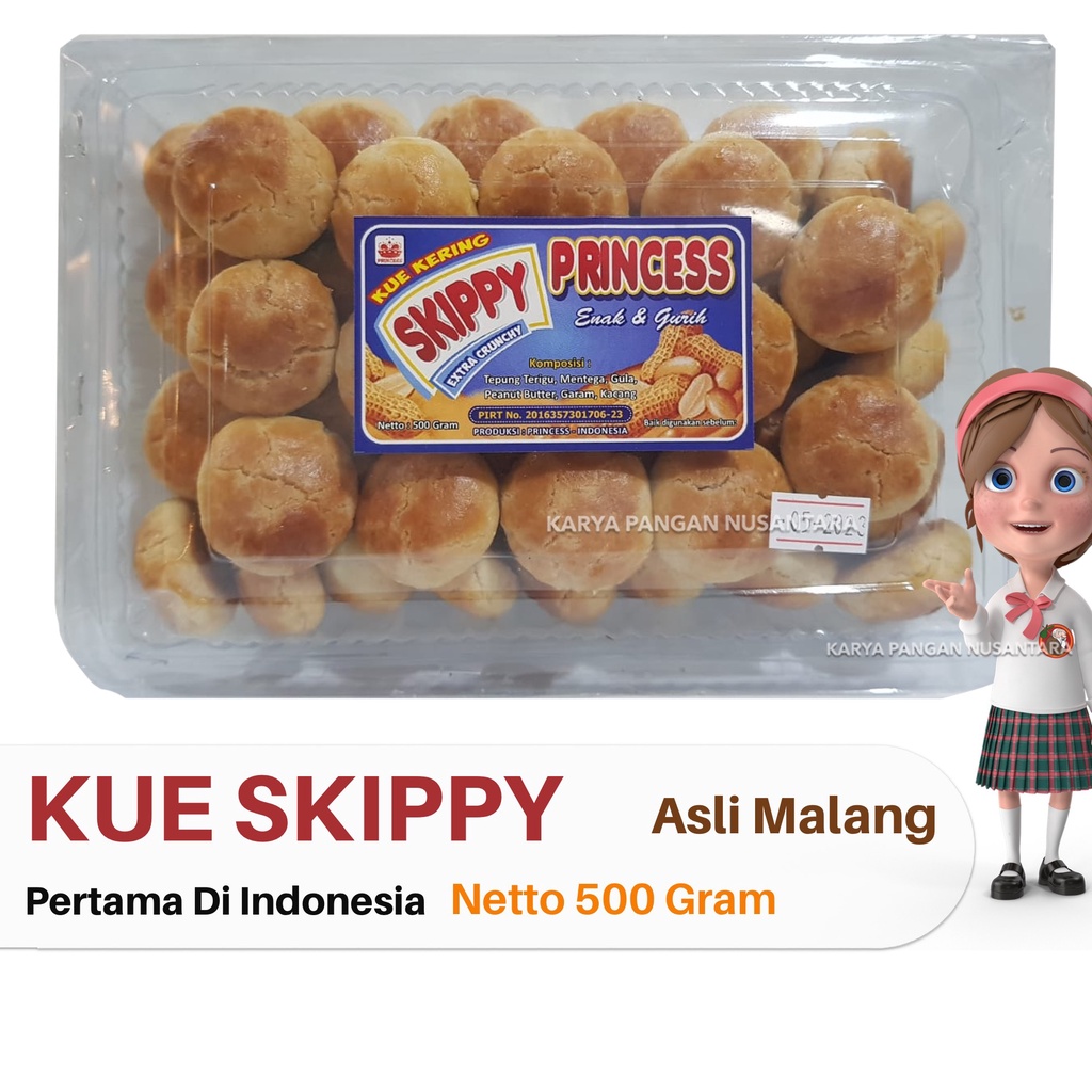 

KUE KACANG PRINCESS KUE KACANG SKIPPY KUE NASTAR KACANG KUE KERING KACANG PACK 500GR