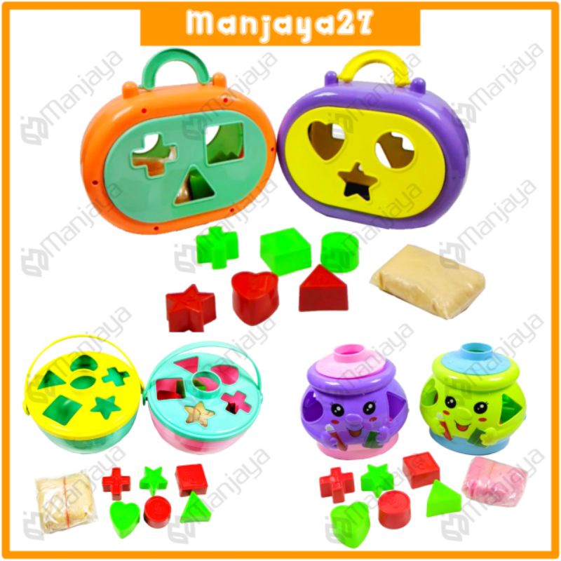 MAINAN SH 158 159 160 PUZZLE BLOCK BALOK ANAK BALITA TODDLER PERMAINAN
