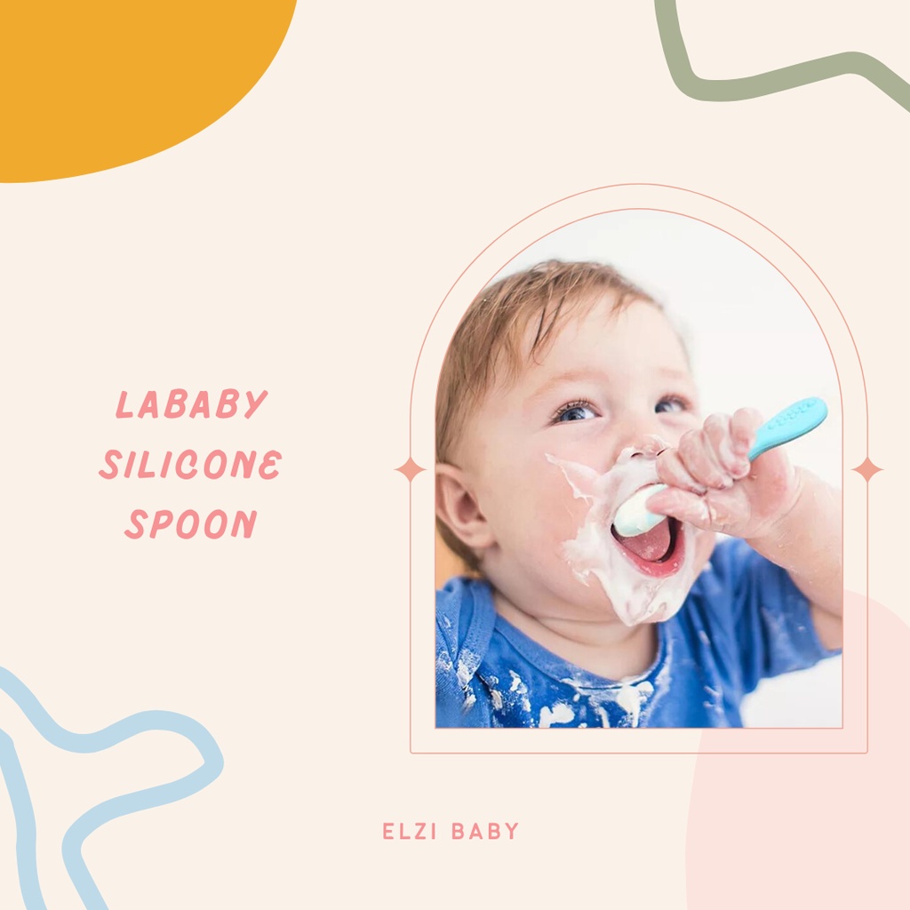 Lababy Silicone Spoon | Sendok Bayi