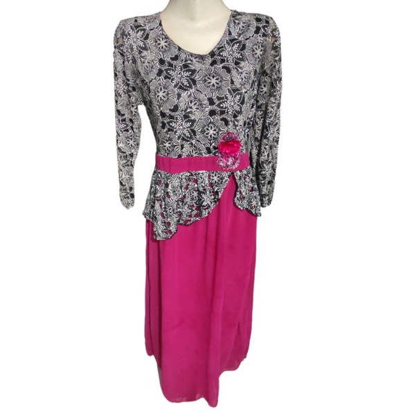 Gamis Remaja Mix Ceruty LD 90 PJ 130