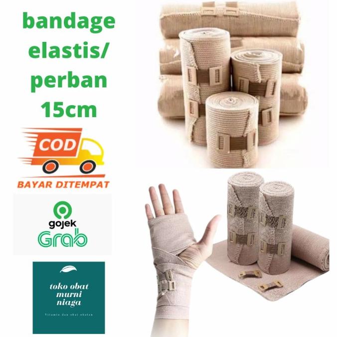 bandage elastis perban patah tulang gulung 15cm x 4,5m