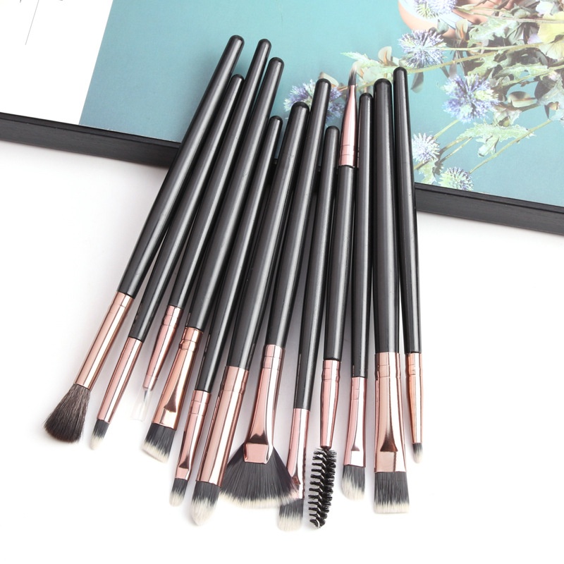 12pcs/set Brush Makeup Mata Set Alat Makeup Perhiasan Gadis Seksi