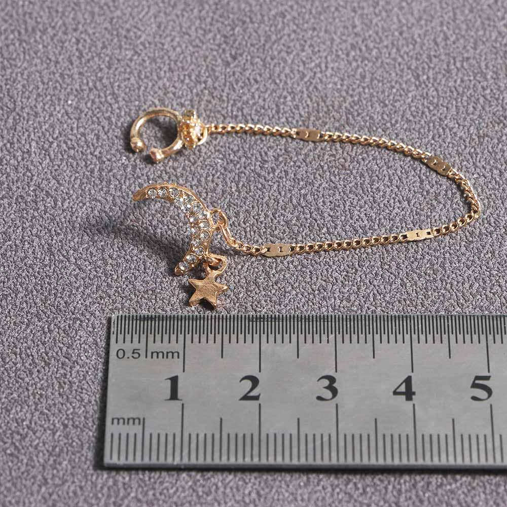 Mxbeauty Wanita Klip Telinga Trendi Emas Perhiasan Hadiah Tanpa Tindik Wanita Gadis Gaya Korea Anting