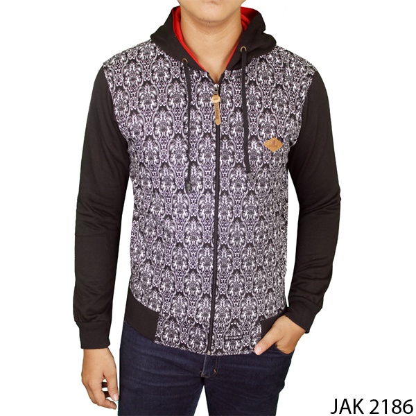 jaket denim pria keren Jeans Abu – JAK 2185