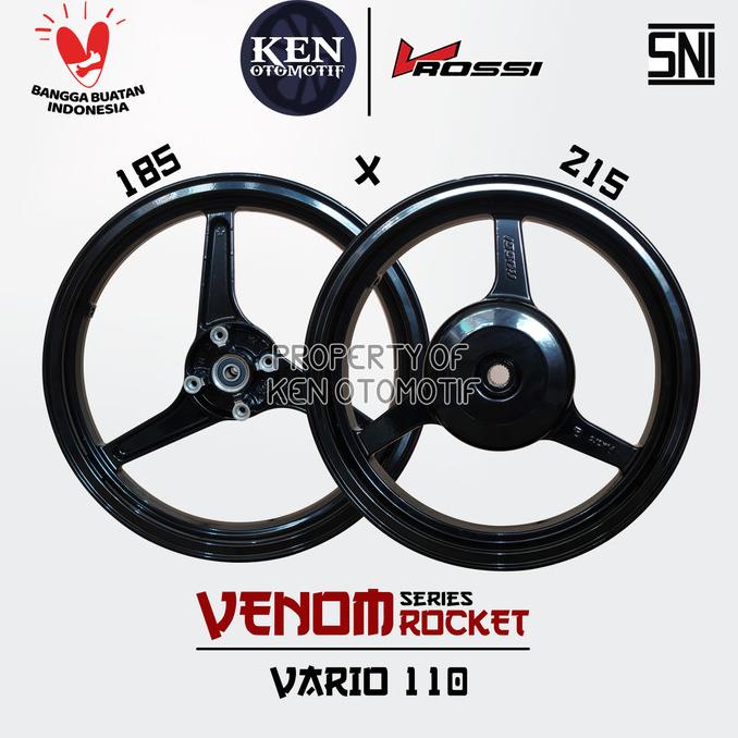 Velg Rossi VRossi Palang 3 Venom Rocket Vario 110, Beat, Scoopy