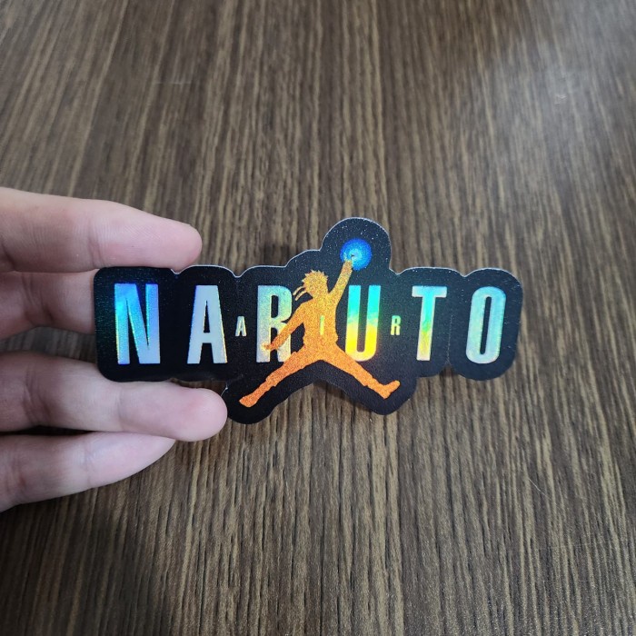 

Sticker Hologram Anime Besar - PSH1314 - Logo Lucu - Naruto Air