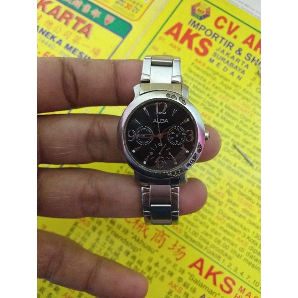 Jam Tangan Wanita Alba V33J-X055 (Bekas)