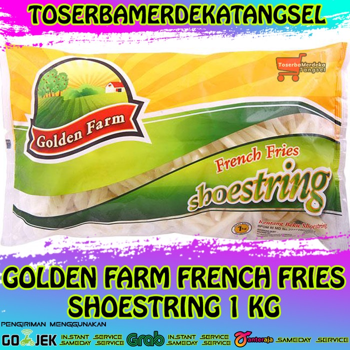 

GOLDEN FARM french fries kentang goreng shoestring 1kg
