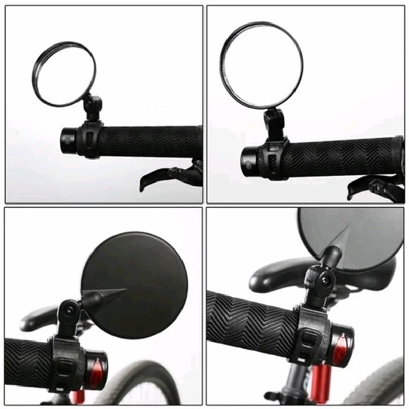 Kaca Spion Sepeda Rotasi 5 CM Adjustable Back Mirror