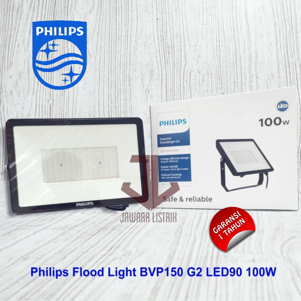 FLOOD LIGHT LED PHILIPS BVP150 G2 BVP 150 100W 100 WATT LAMPU SOROT IP65
