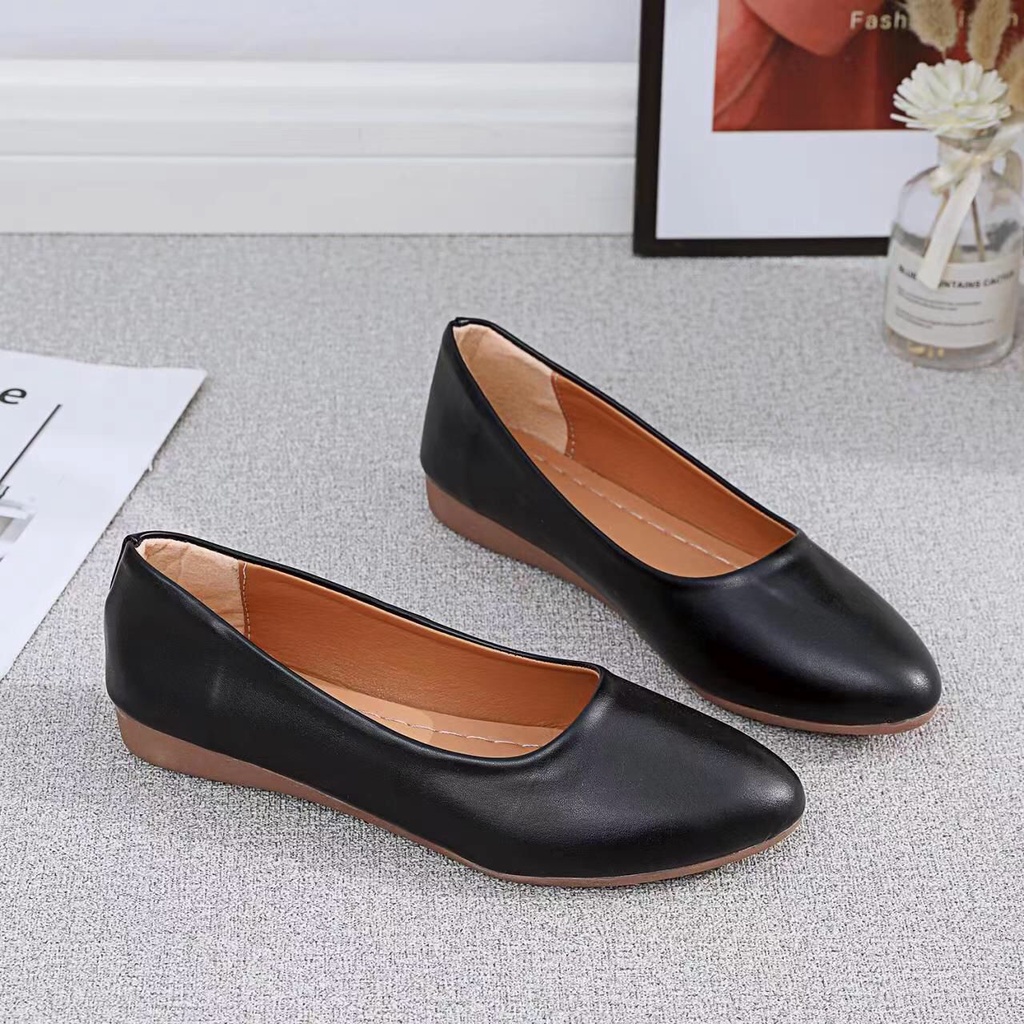 Sepatu Flatshoes Wanita QP217-01 Sepatu Import Premium Quality