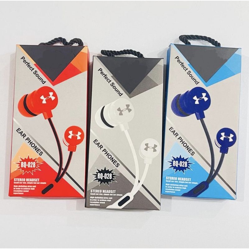 Handsfree RQ 028 Megabass Stereo Headset Earphone RQ-028