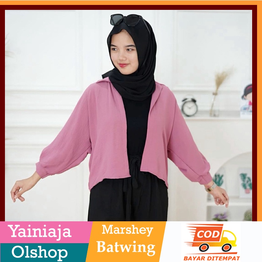 Marshey Batwing Oversize Outer Crinkle