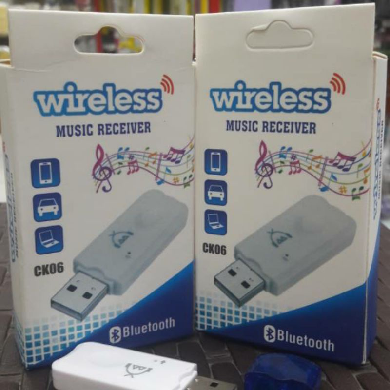 Jual Audio Receiver Bluetooth CK06 Wireless Tanpa Adapter Dan kabel Aux