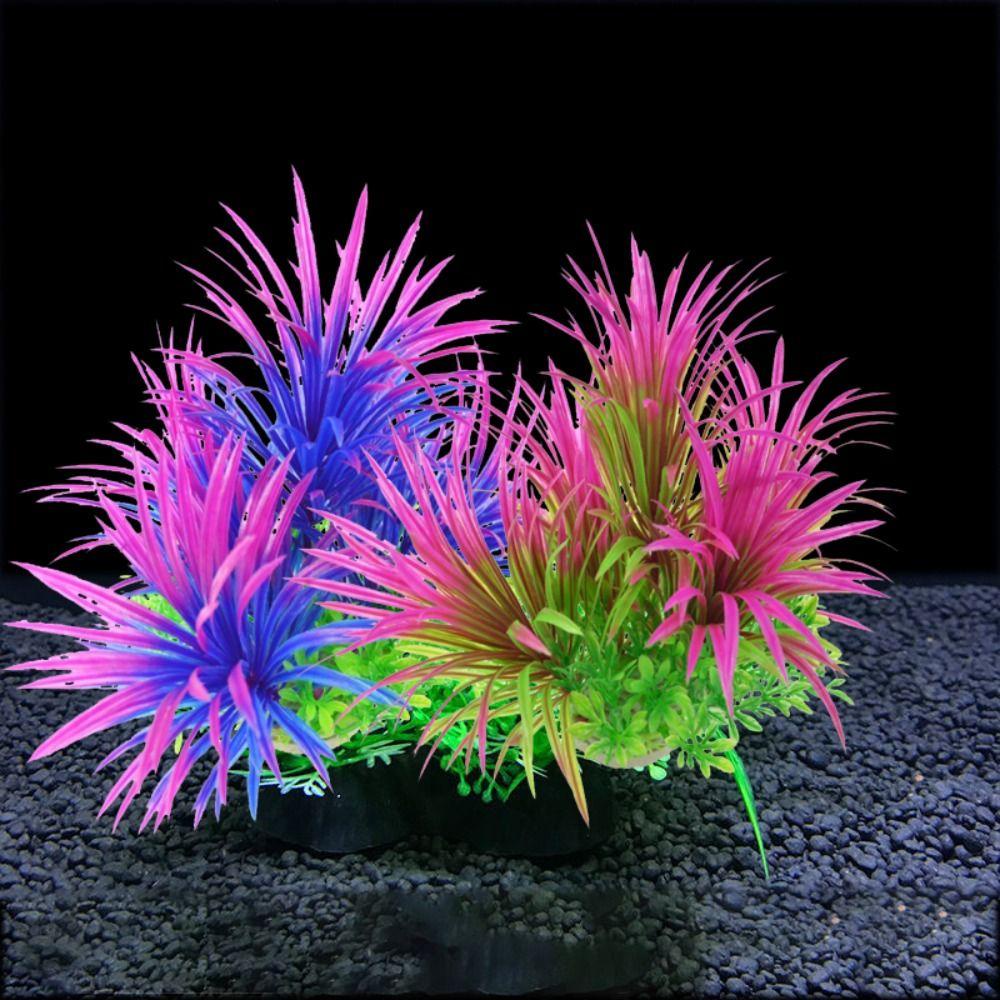 REBUY Rebuy Aquarium Plant Artificial Untuk Fish Tank Decor Simulasi Tanaman Air