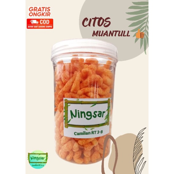 

Twis Corn Twis Jagung Tes 116 gram rasa Balado Pedas Ningsar