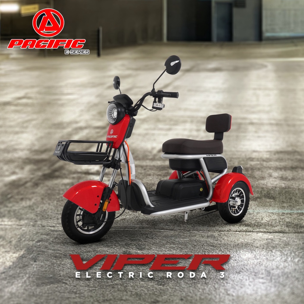 SEPEDA LISTRIK RODA 3 PACIFIC VIPER