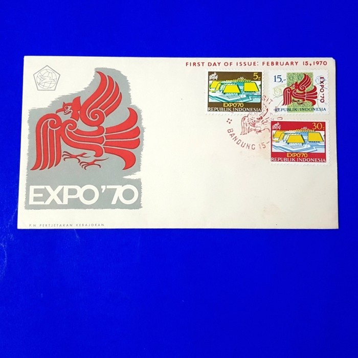 

✨NEW✨ - Perangko/Prangko INDONESIA. SHP/FDC EXPO '70 OSAKA, JEPANG