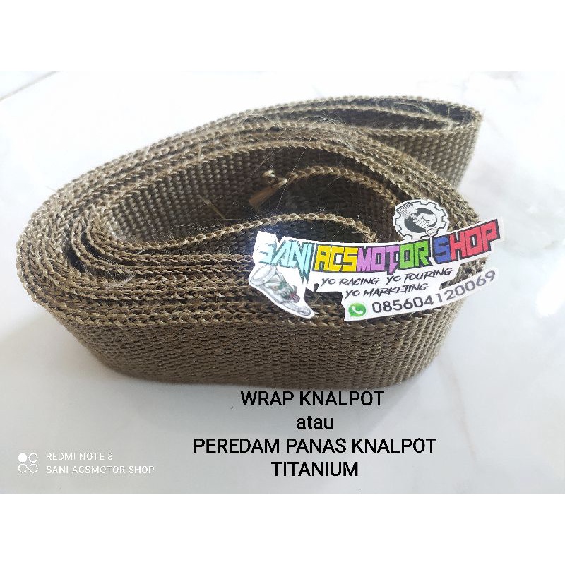 Wrap Knalpot Titanium