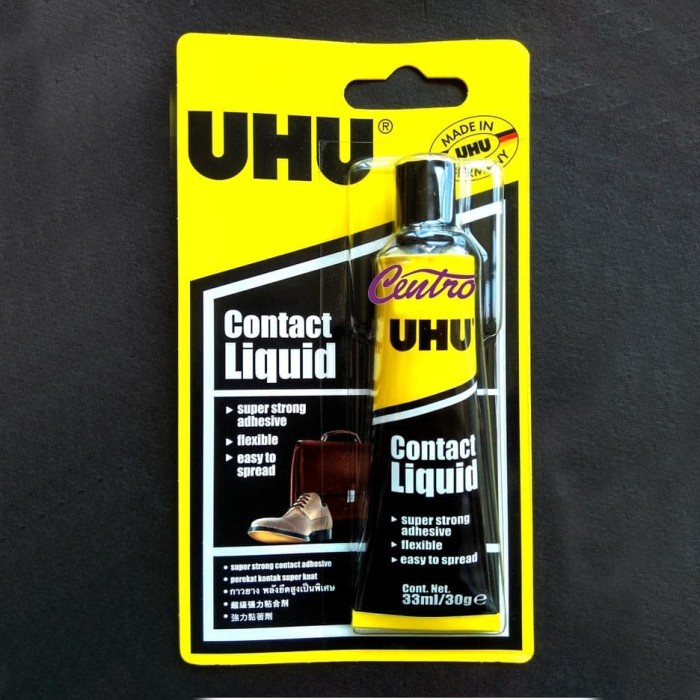 

✨NEW✨ - UHU Contact Liquid 33 ml / LEM SEPATU TAS / Lem Karet