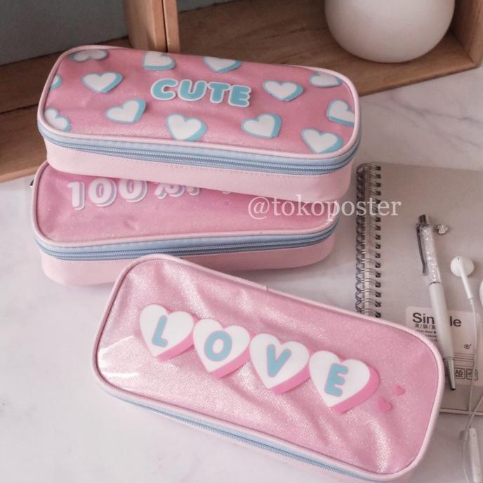 

Tempat pensil Sekolah Pencil Case Kotak makeup tas kosmetik pouch