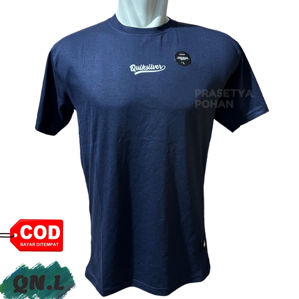 Men's T Shirts Cotton Combed - Kaos Pria Berbahan Katun BLACK