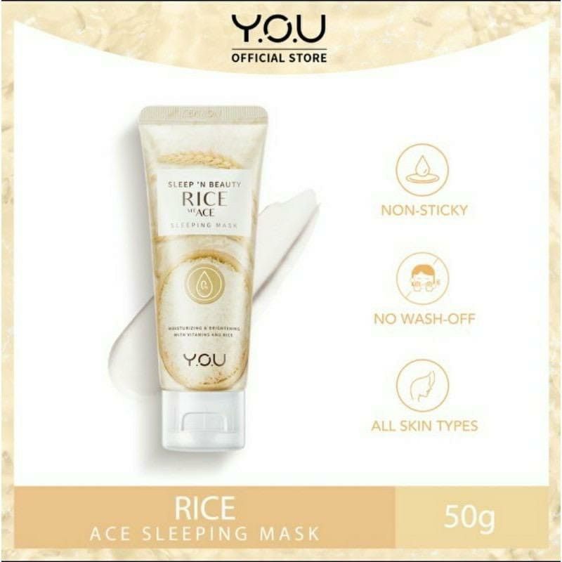 YOU Sleep N Beauty Sleeping Mask - Rice 50 gram