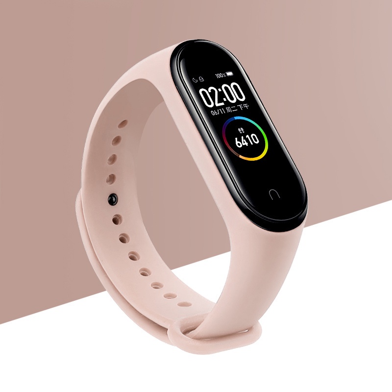 Xiaomi Band Tali Silikon Mi Band 6 5 4 3 TPU Soft Strap M6 M7 Smartwatch Tali Pengganti