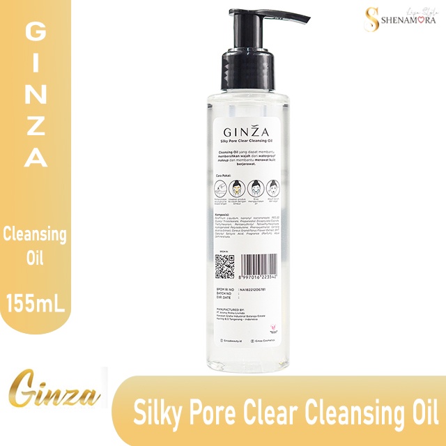 Ginza Cleansing Oil Silky Pore Clear 155ml | SILVER