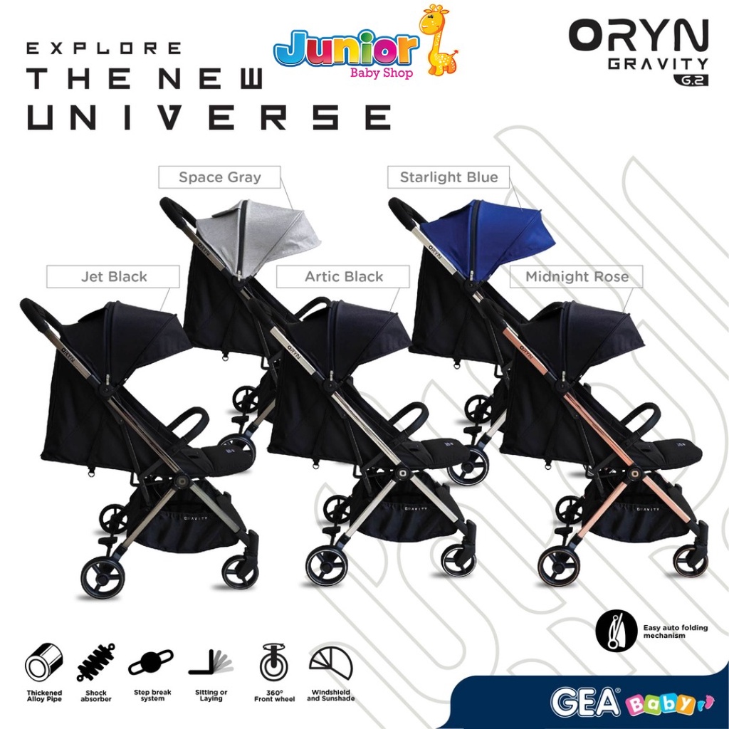 GEA Baby ORYN Gravity G2 Stroller / kereta dorong bayi