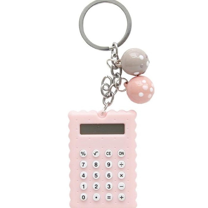 

BARU MINI PORTABLE CUTE COOKIES STYLE KEY CUTE POCKET CALCULATOR #ORIGINAL