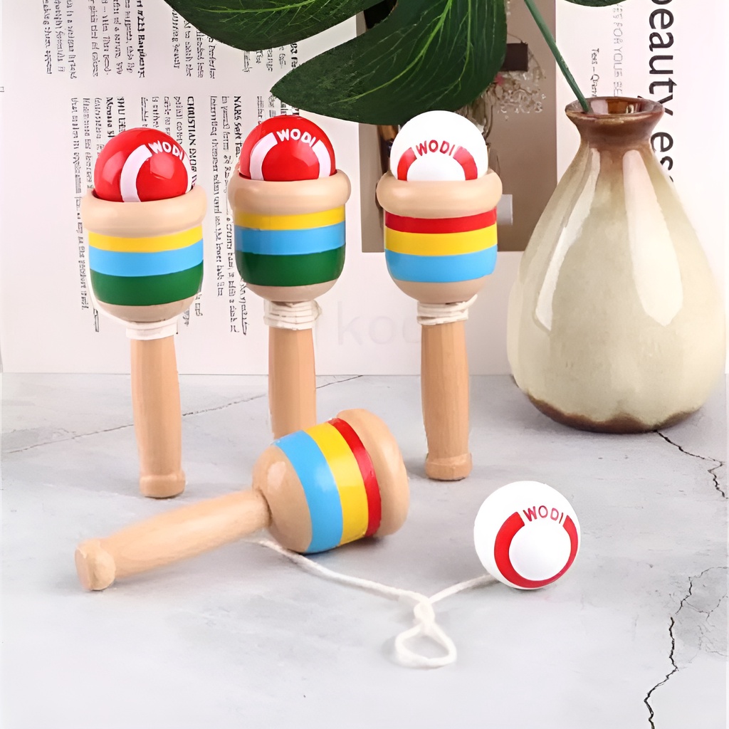 Mainan Bayi 6-7-8-9-10 Bulan 1 Tahun Bersuara Alat Musik Wooden Skills Cup | Mainan Terbaru 2023 COD Anak Laki Laki