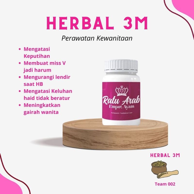Mpot Ayam herbal 3M ratu arab bpom